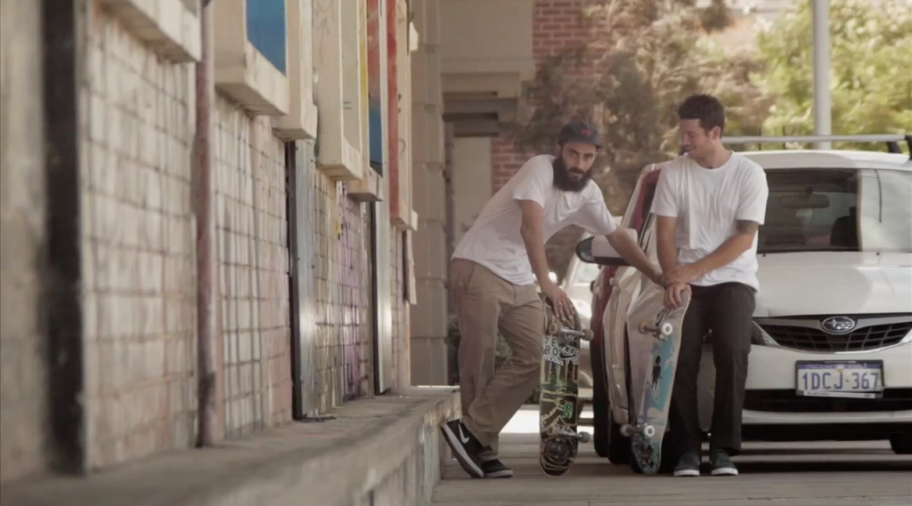 TWO UP: Alex Campbell (right) and Nick Boserio.