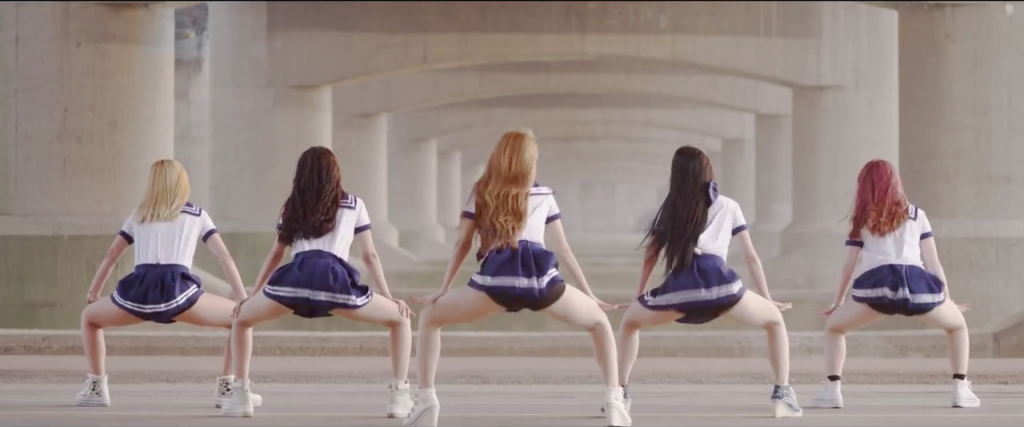 GO ON, LET ONE GO: K-pop girl group, Waveya, twerking to Dvořák's Symphony NO 9 in E-Minor.