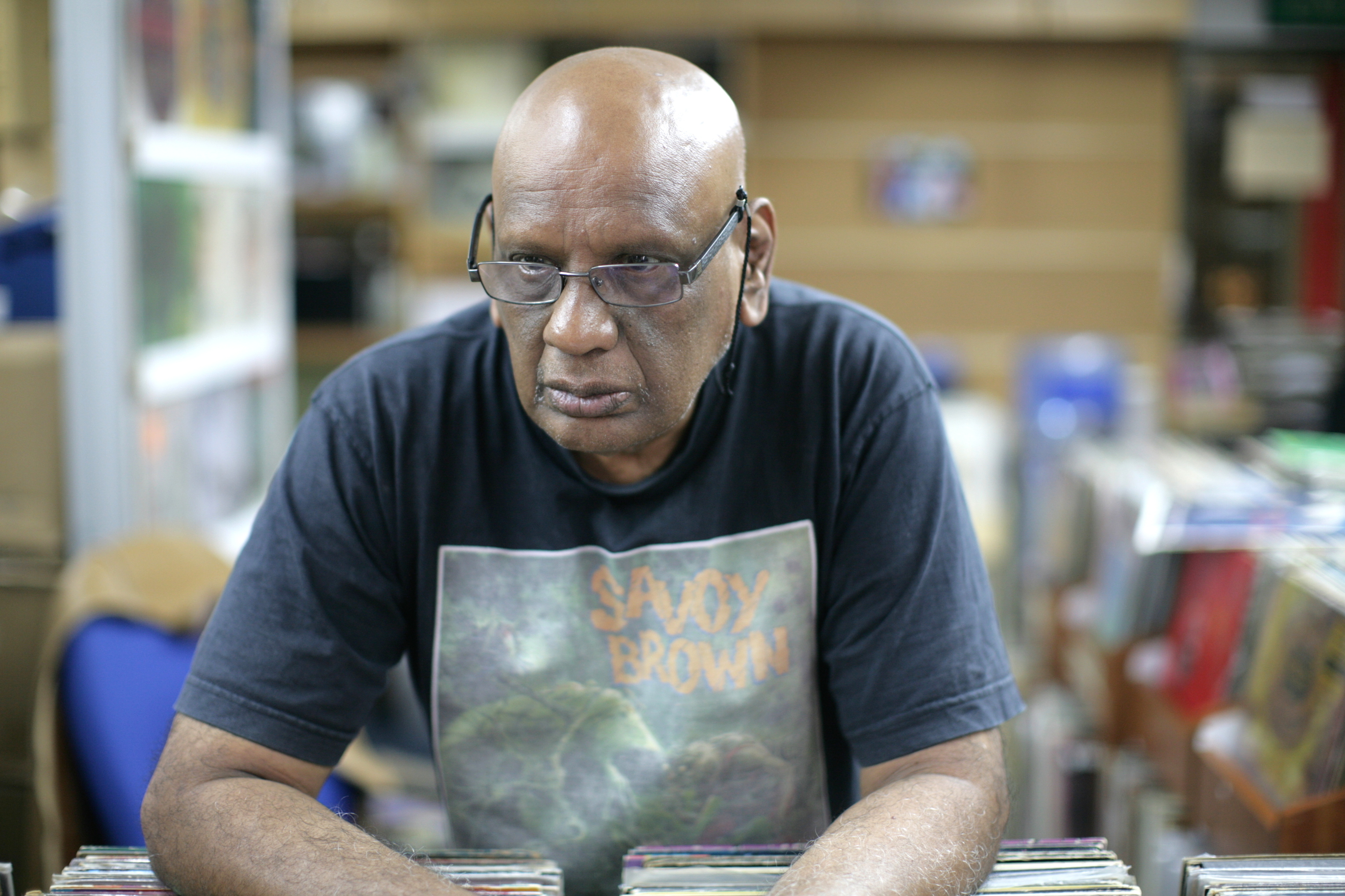 COLLECTOR: R. Alagirisamy has kept the music alive throughout his retirement.